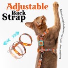 Cat Harness And Leash  Escape Proof Adjustable Kitten Vest  Lightweight Soft Pet