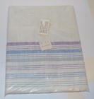 Vintage Geschirrtucher Cotton linen Plaid Dish Towels West Germany Pkg Of 3 New