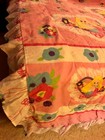 Barbie Twin Size 62x86 Ruffle Edges Reversible Pink To White Vtg 1999 Comforter