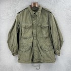 Vintage Coat Man   s Field Olive Green 107 M-1951 Sateen Og-107 Dsa-1-4961 Vietnam