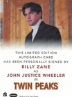 2019 Twin Peaks Full Bleed Autograph Card Signed By Billy Zane   1