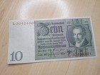 10 Reichsmark Reichsbanknote Berlin German Empire Ww2 1929 Germany Banknote