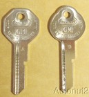 1967 Cadillac Key Blanks  2 Key Set  Nos Original 1966