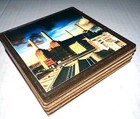 Diy 5 Handmade Wood   Cork Drink Coasters Pink Floyd Animals Pulse Atom Heart