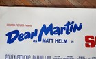 1966  the Silencers  Original Dean Martin Matt Helm 5 Foot Movie Theater Banner