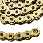 Niche Gold 420 X-ring Chain 124 Links With Connecting Master Link Motorcycle
