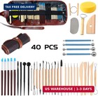 Natural Air-dry Clay  Pottery Clay10lbs With 40 Pcs Pottery Tools Clay Sculpting