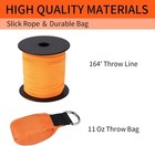 Arborist Throw Line Kit  Weight 11oz Bag With 164ft Rope 