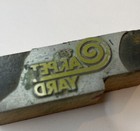 Advertising Printing Block Of Antique Carpet Yard Newspaper Ad  ab 