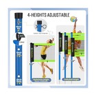 Portable Volleyball   Badminton Combo Net Set For Backyard Beach With 2 Nets    