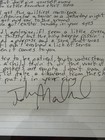 John Moreland - Framed Handwritten 3 59 Am Lyrics Page Signed   Autographed