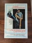 Thunderbolt   Lightfoot Original Movie Poster Style C 1974 Clint Eastwood 27x41 