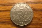 Old Canadian Nickel Lot Of 24 Coins 1940-1978 Nice Vintage Canada 5   Mixed Dates