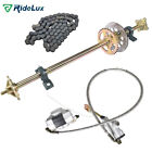 29  32  44  Go Kart Rear Live Axle Kit Sprocket hub brake Assembly chain disc