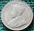 1926 Canada 5 Cents Nickel - King George V - Near 6 Variety - Crisp Fine vf Cond