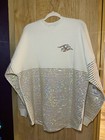 Disney Cruise Line Treasure Ship Sequin Shimmer White Gold Spirit Jersey Med Nwt