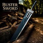 Buster Sword Inspired Greatsword 56  Stainless Steel Fantasy Cosplay Display