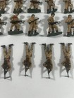 Lot Of 44 Vintage Plastic Mpc Army Men Figures Playset Soldiers