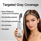 Natural Black Hair Dye Comb Ammoniafree  Plant Extract Gray Coverage For All