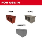 Milwaukee 5-pc  Set Sds Rotary Hammer Bits  3 16in  To 1 2in  Dia   Model 