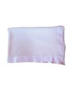 Bright Future Pink  Thermal Satin Trim Baby Blanket Waffle Weave Security Flaws