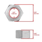 Spindle Blade Nut For John Deere E140 E150 E160 E170 E180 100 Series Tractor