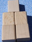 Stampin    Up  Unused Blank Wood Blocks  1 1 2    Long X 1    Wide  Set Of 5 Nos
