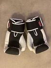 Title Gel Boxing Gloves- Black white red 8oz