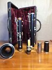 Euc Vintage Antique Ebony Wood Rene Dumont Paris Clarinet Original Lifton Case