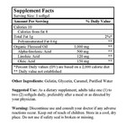 Organic Cold Pressed Flax Seed Oil Omega 3 1000mg 200 Softgels Nu-health