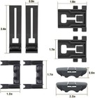 10 Pcs W10350375 Dishwasher Top Rack Adjuster For Whirlpool Kenmore W10712395
