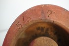 Wooden Hat Block Mold Millinery Form   - 22 3 16  Diameter  - Size 7