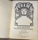 Sondheim Follies Vocal Score Book Rare