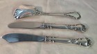 Gorham Chantilly Sterling Silver 3 Pc Sugar Spoon Master Butter Spreader No Mono