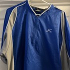 Mizuno Teamwear Baseball Cage Jacket Men   s Xxl Short Sleeve Blue  Gray 