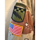 Us Army Desert Camo Bdu Jacket Large  Chocolate Chip 6-color Airborne Patch