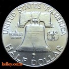 1956 50c Franklin Silver Half Dollar Bu