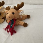 Ldandee International Limited Christmas Moose Collectors Choice Bean Bag Lot Of2