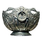 Vintage Raimond Silverplate American Victorian Candy Dish Bowl W  Ring Handles