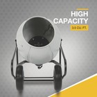 Klutch Electric Cement Mixer  3 5 Cu  Ft  Poly Drum  1 2 Hp  120v Electric