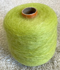 Cone 550gr Henry s Attic Toaga Ii Mohair Wool Hand Knitting Dyed Lime Green Yarn