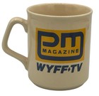 Vintage 1980s Pm Magazine Wyff - Tv Coffee Mug Television Greenville  S c  Rare