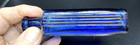 Xxx  Rare  Antique Colbalt  Blue  Poison  Bottle      Nice   