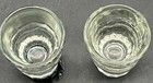 Vintage Pair Of Anchor Hocking Clear Glass Shot Glasses 2 9 16 