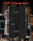 Electric  guitar Hard Case 43 11  in  with Lock  handle  and Keys For Electric Guitar