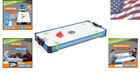 Portable Air Hockey Table - 40 Inches Of Fun With Included Pushers   Pucks 