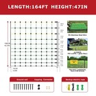 Electric Fence Netting  164 l X 47 2  H Electric Chicken Fence Kit For Livest   