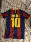 2010 2011 Barcelona Home Kit  Size Medium Men  Messi 10 