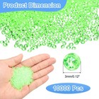 10000pcs Table Scatter Confetti Crystals Acrylic Diamonds light Green  3mm 