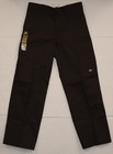 Dickies 85283 Loose Fit Double Knee Work Pants 34x32 Nwt Dark Brown Streetwear